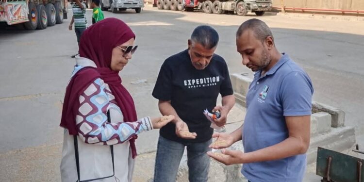 تموين القليوبية يضبط ( ٥٠٠ ) لتر صابون سائل بدون بيانات و مخالفات أخرى متنوعة