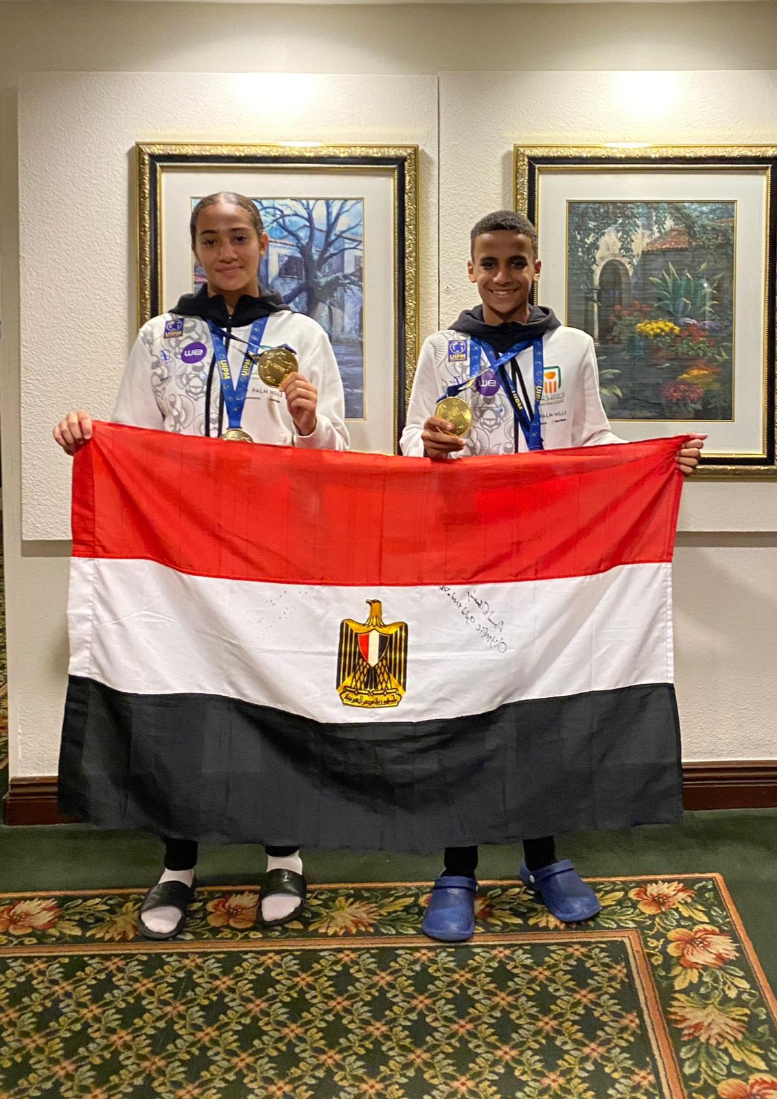 مصر تتوج بذهبية وفضية التتابع المختلط ببطولة العالم للشباب للخماسي الحديث تحت 15 سنة بجواتيمالا