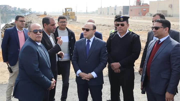 محافظ كفرالشيخ يتفقد أعمال رصف وتوسعة ورفع كفاءة طريق ” أبوعمر المزدوج  المحافظة ..محورًا جديدًا للتنمية