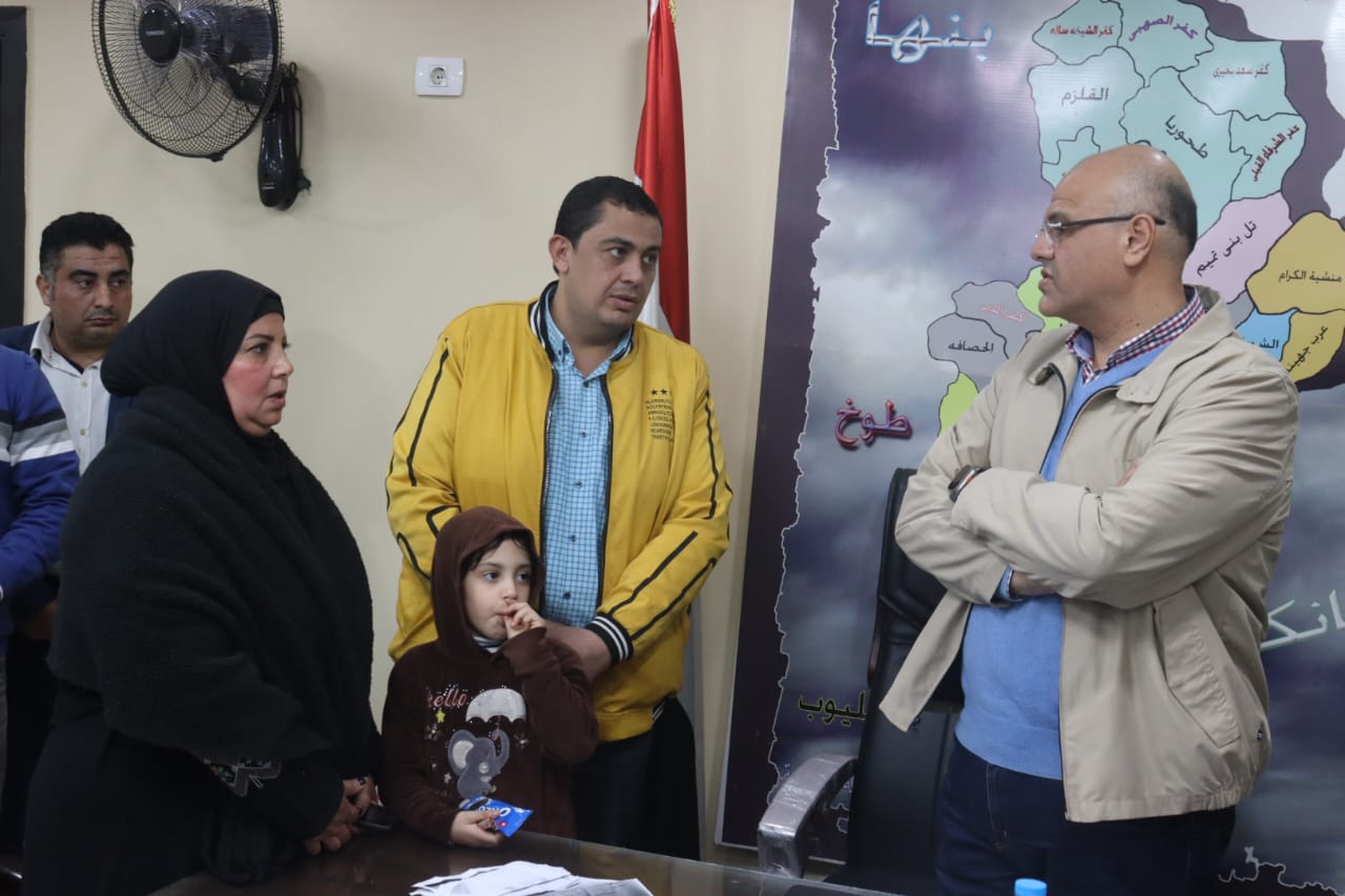 محافظ القليوبية يعقد لقاء المواطنين الاسبوعي للتواصل مع المواطنين وحل مشاكلهم بمجلس مدينة شبين القناطر