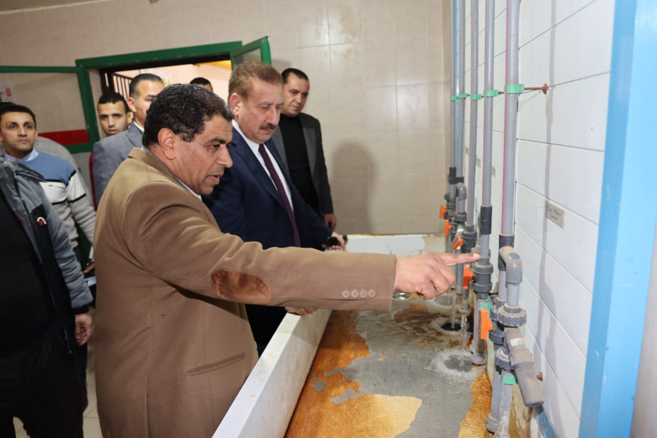 محافظ المنوفية يفتتح محطة صرف صحى عشما بتكلفة 40 مليون جنيه