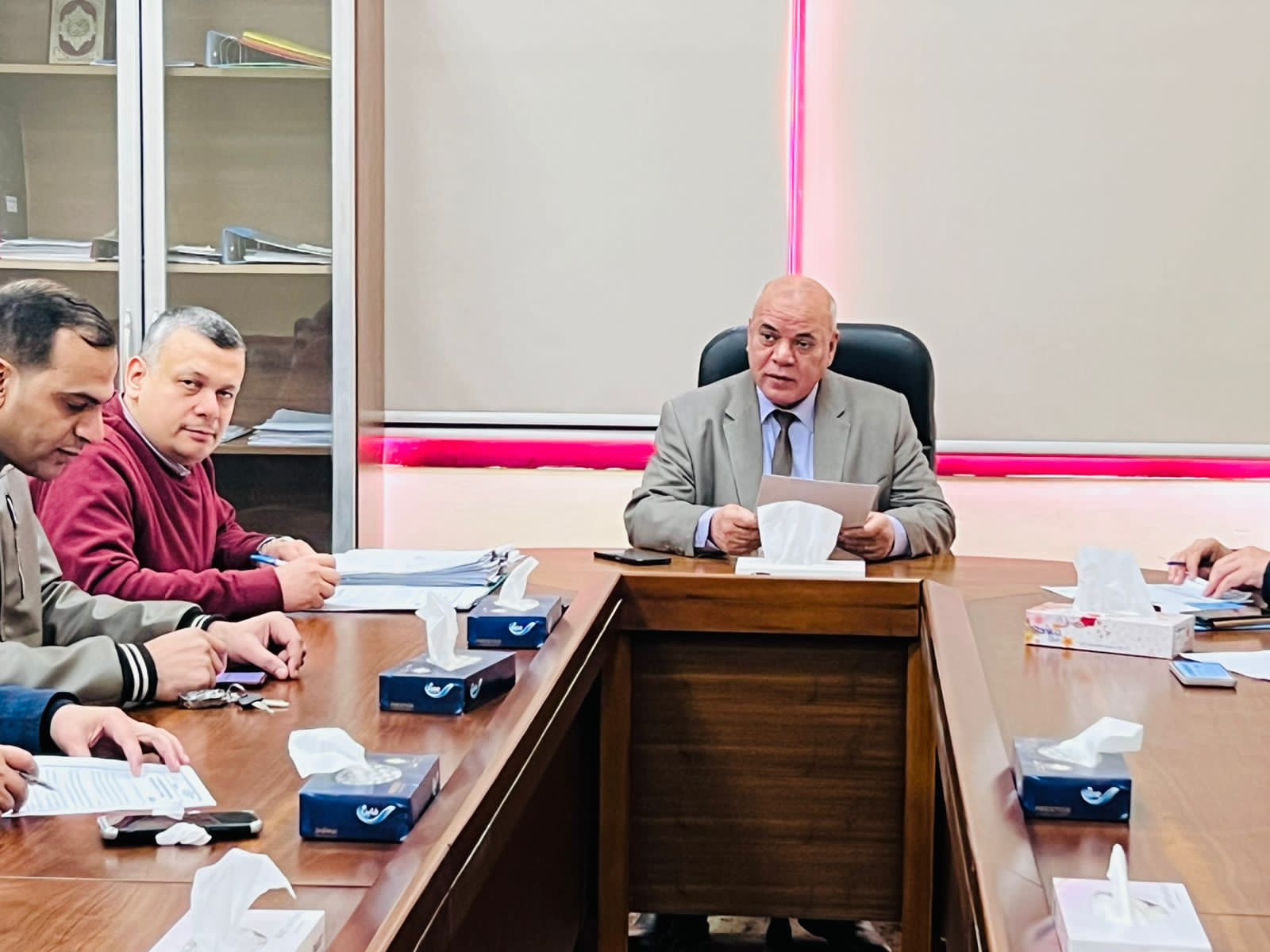 انعقاد الجلسة الثانية لمجلس كلية تكنولوجيا الصناعة والطاقة للعام الجامعى ٢٠٢٥/٢٠٢٤
