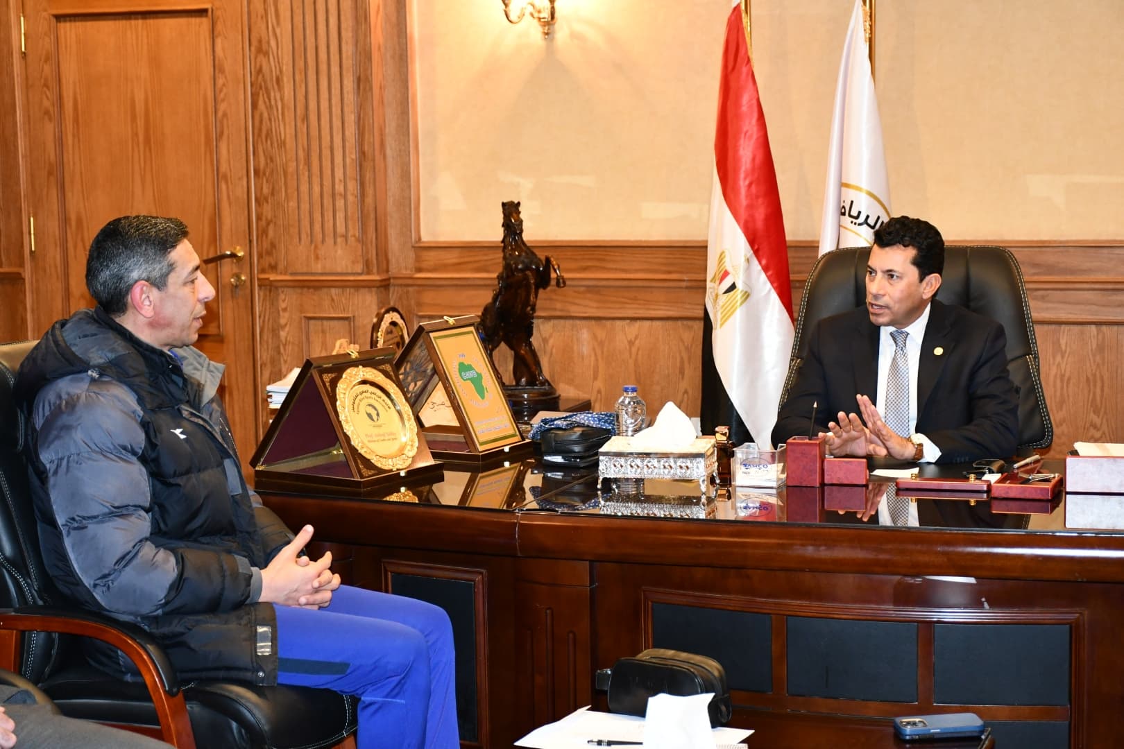 صبحي وفوده يضعان استراتيجية جديدة لألعاب القوى المصرية