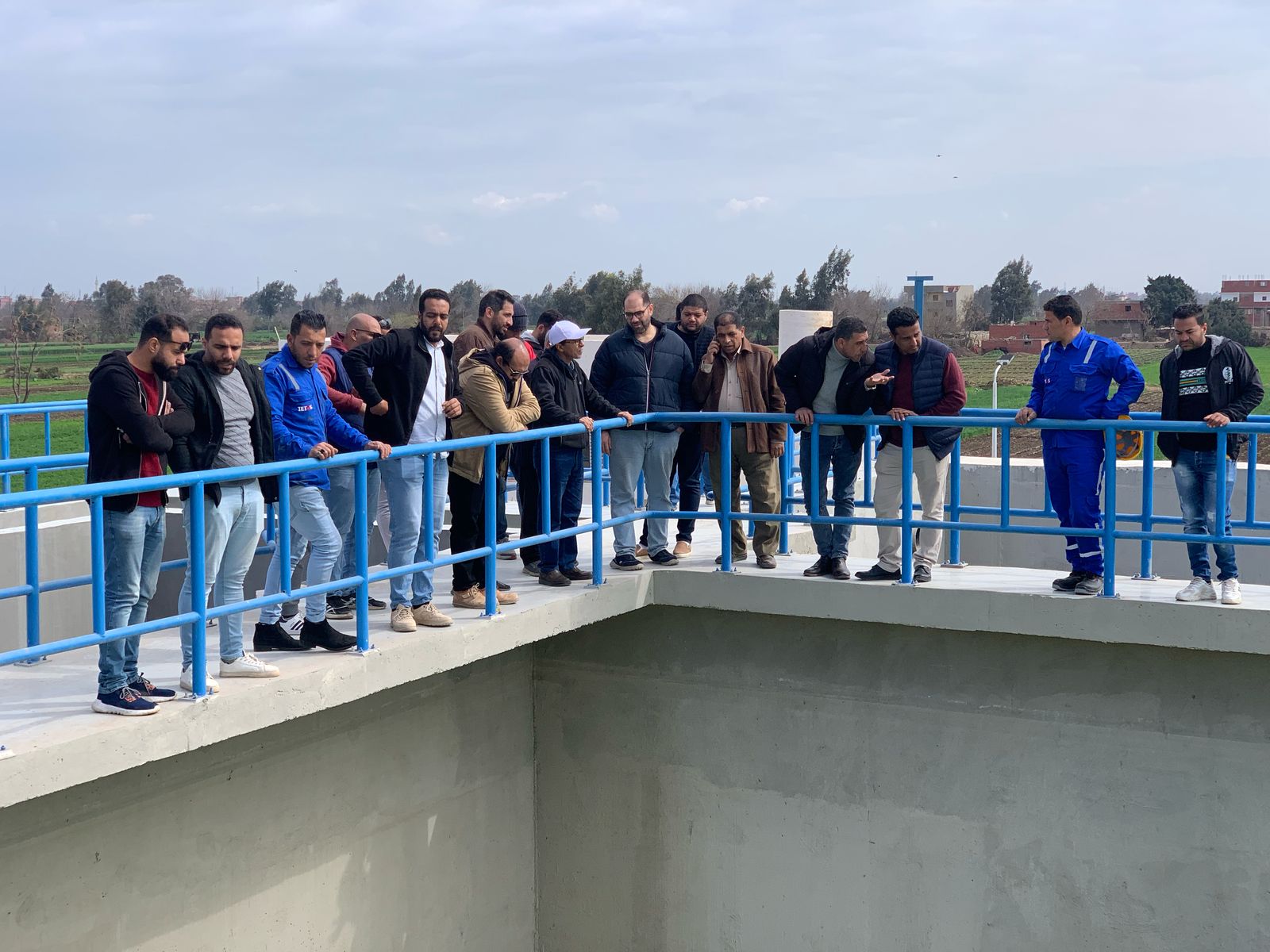 رئيس مياه المنوفية يتفقد مشروعات srssp الممولة من البنك الدولي والآسيوي بمركز تلا .