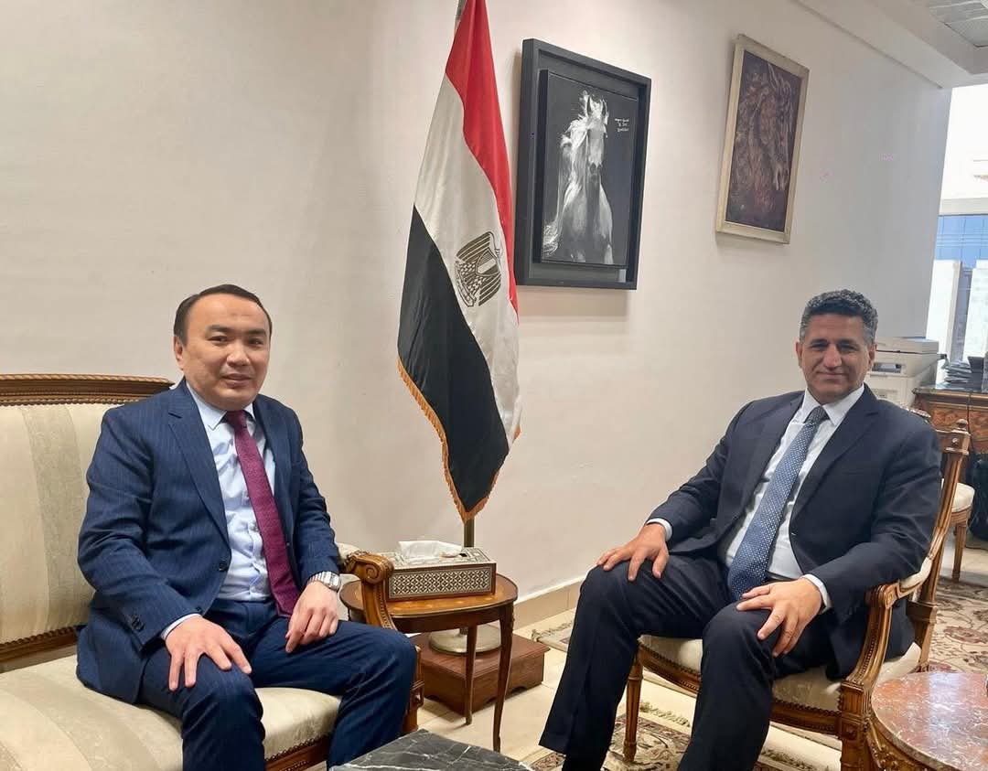 سفير كازاخستان بمصر يلتقى بنائب وزير الخارجية والهجرة عمرو الجويلي