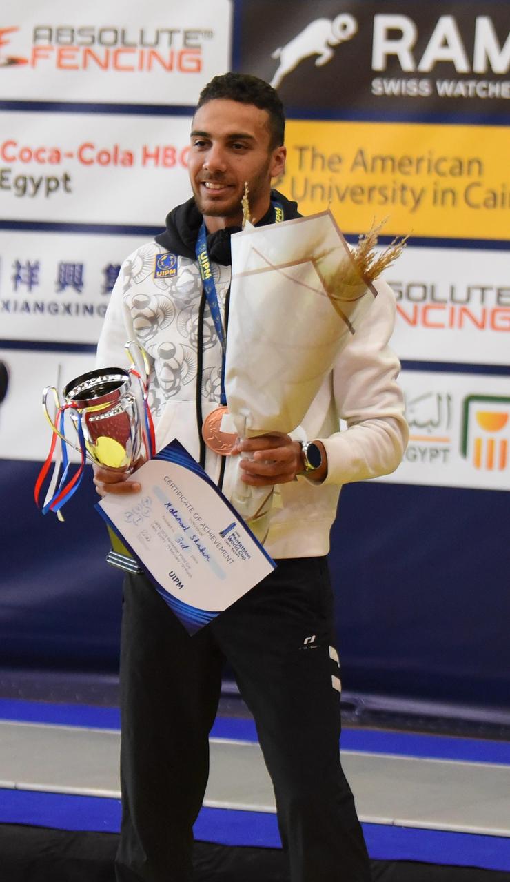 مهند شعبان: كنت أتمنى التتويج بالميدالية الذهبية والقادم أفضل