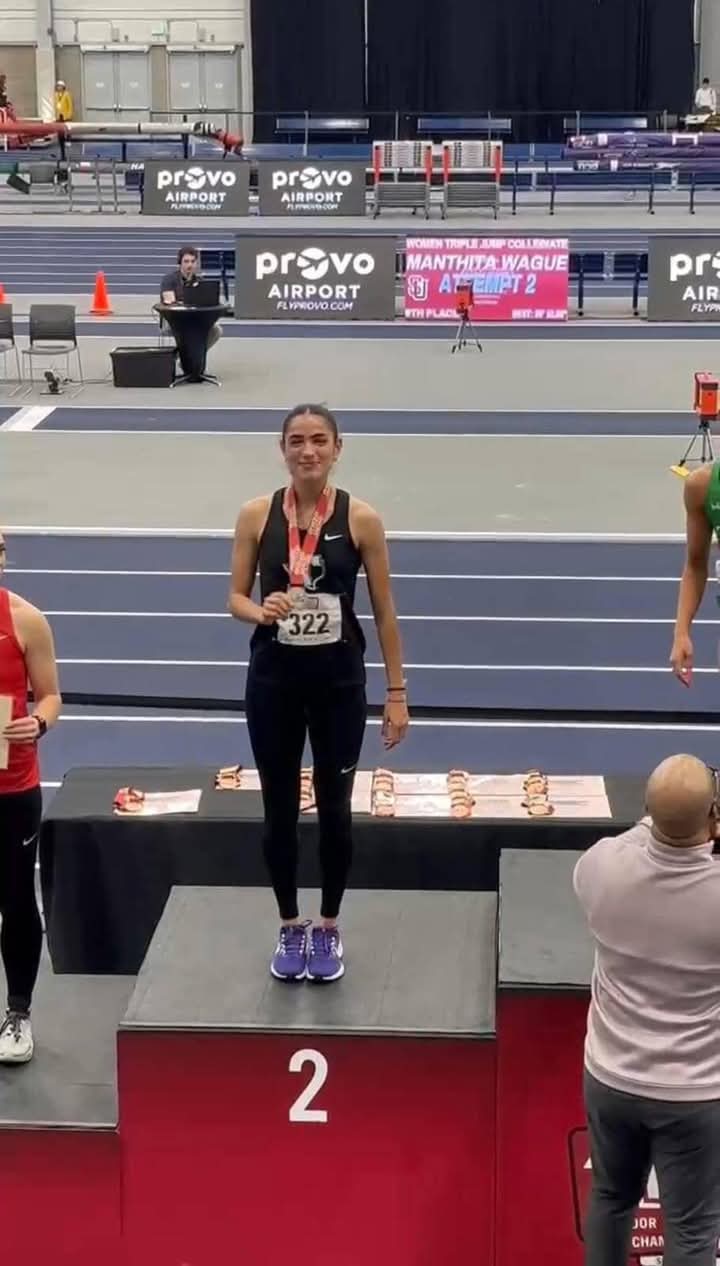 ملك أيمن تحقق رقما قياسيا فى سباق ٦٠ متر حواجز داخل الصالات بأمريكا