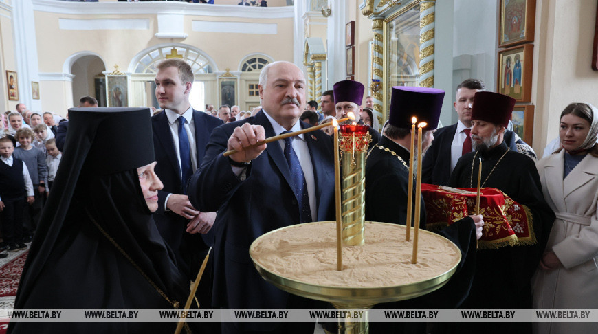 لوكاشينكو: من المميز أن يتزامن عيد الفصح الكاثوليكي والأرثوذكسي في عام 2025