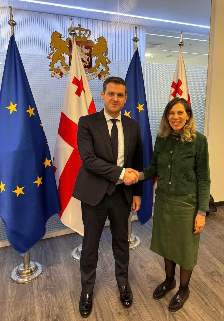 السفيرة سيريناد جميل التقى مع نائب وزير الاقتصاد الجورجي Genadi Arveladze.