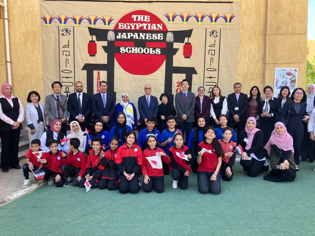 أكبر لوحة فنية في العالم ٢٠٢٥ مصر تنطلق من قاطرة التعليم على الأسلوب الياباني، المدارس المصرية – اليابانية EJS.