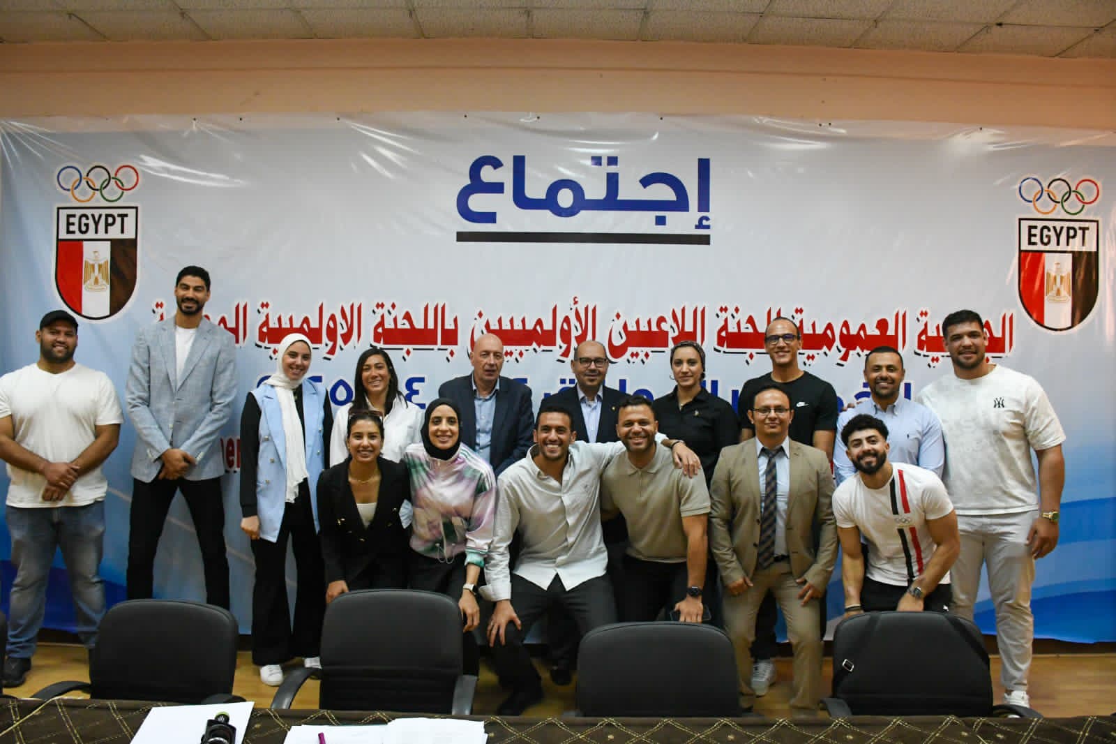 في عُرس رياضي كبيرالجندي رئيسا للجنة اللاعبين بالأولمبية ومحيلبة ونوران نائبان.