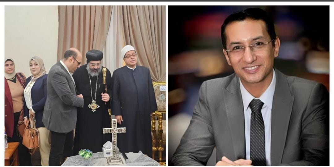 منظمة الضمير العالمي بالدقهلية تقدم التهنئة لنيافة الانبا اكسيوس بعيد القيامة
