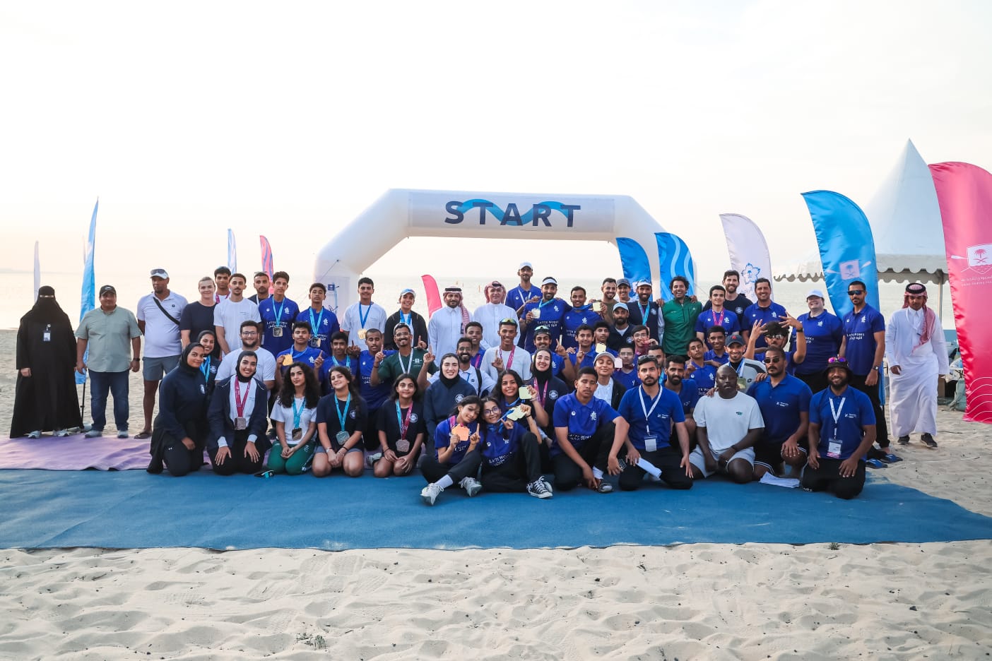 في الجبيل ختام ناجح لبطولة المملكة للتجديف الساحلي الشاطئي السريع 2025