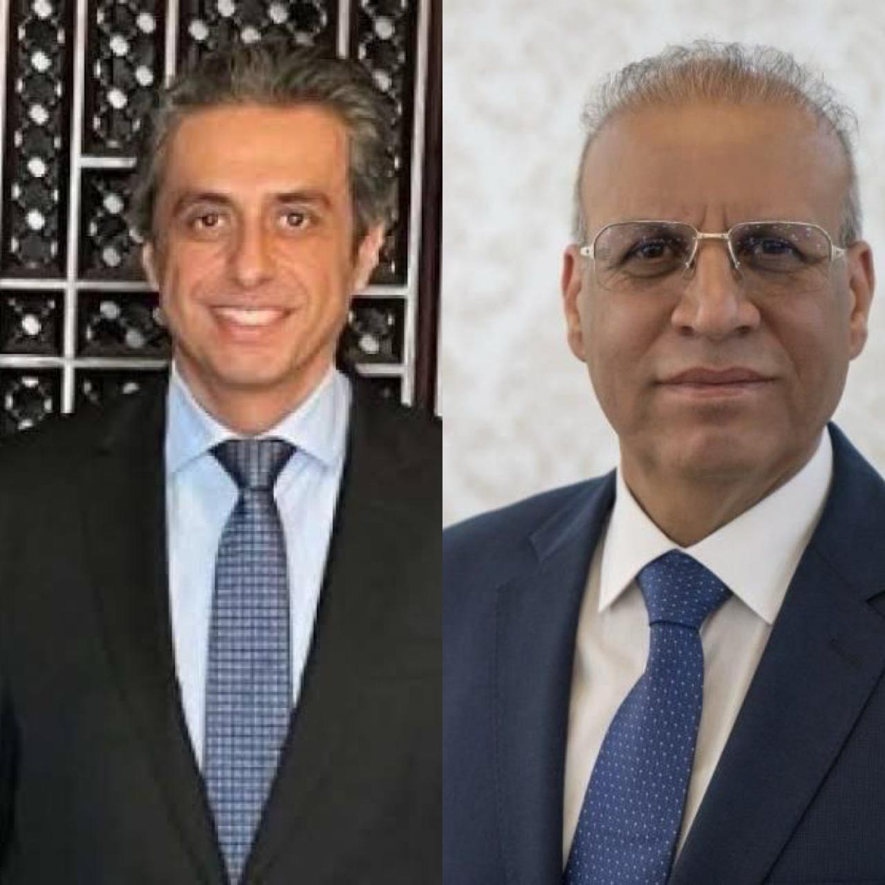 السفير العراقي بالقاهرة يلتقي مساعد وزير الخارجية المصري.