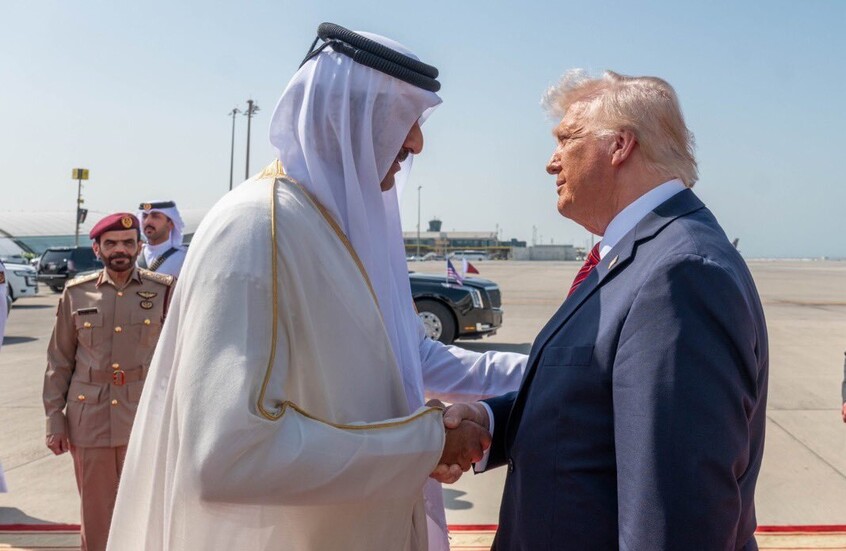 أمير قطر لترامب: أعلم أنك رجل سلام وتريد إحلاله في المنطقة