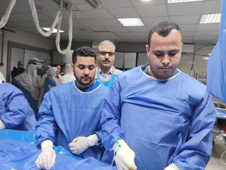 قسطرة قلبية ناجحة لطفلتين فلسطينيتين بمستشفيات جامعة المنوفية