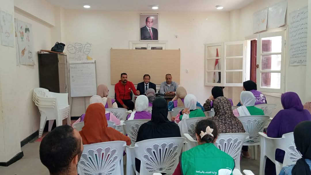 ورشة تدريبية عن إدارة الفرق التطوعية بمركز شباب سحالي بالبحيرة