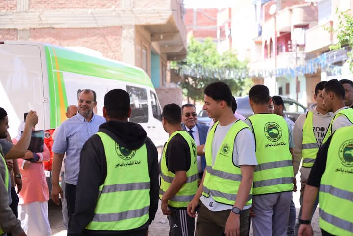 بالتعاون مع وزارة الصحة و مستقبل وطن بالباجور قافلة طبية مجانية بقرية مشيرف