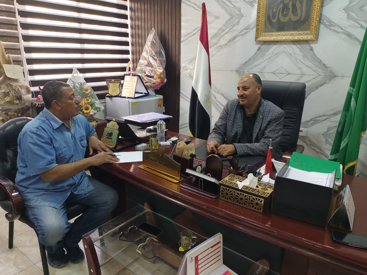 صبري زيان وكيل وزارة التربية والتعليم بالمنيا: أنا راض تمام عن العام الدراسي الحالى بمدارس المنيا