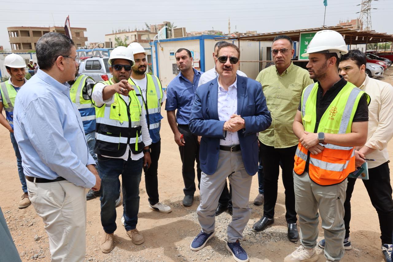 محافظ المنوفية يتفقد إنشاءات مستشفى الشهداء الجديدة ويوجه بتسريع الأداء