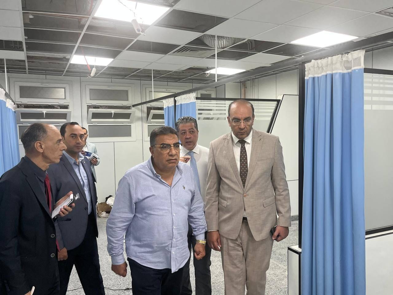 صحة الدقهلية يشيد بجهود الآطقم الطبية والادارية فى التعامل مع حادث الحريق في مخزن شربين