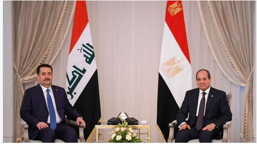 الرئيس السيسي يغادر بغداد بعد مشاركته بالقمة العربية ولقاءه السوداني