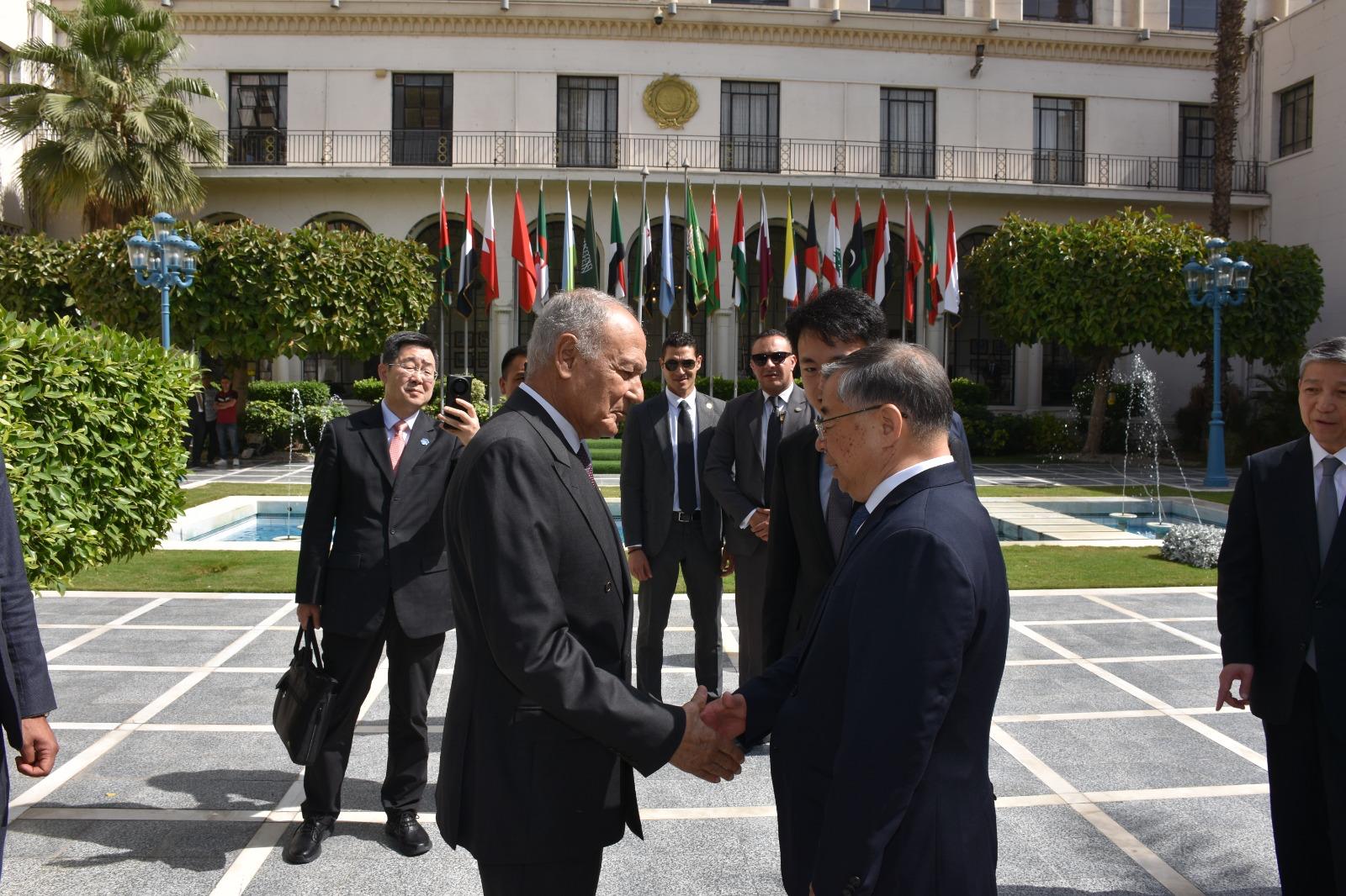 أبو الغيط يستقبل لي شوليه عضو المكتب السياسي للجنة المركزية للحزب الشيوعي الصيني