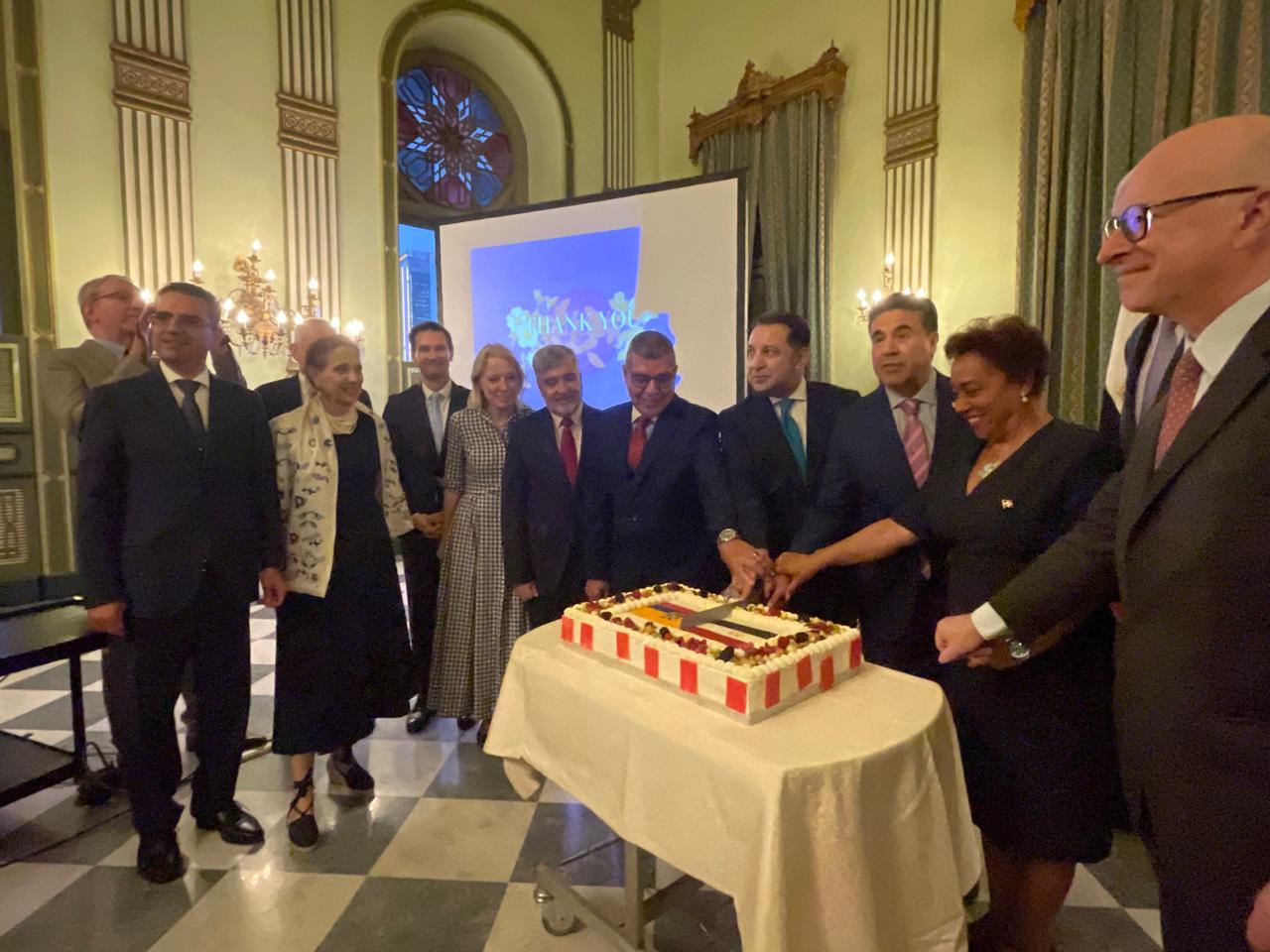 سفير الإكوادور بالقاهرة فى احتفالية بلاده بالعيد الوطنى : علاقاتنا مع مصر متميزة وتاريخية