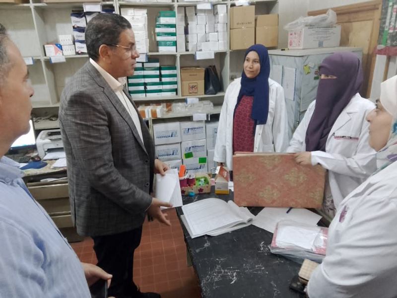 وكيل وزارة الصحة بالمنوفية يتفقد سير العمل بمستشفى تلا المركزي