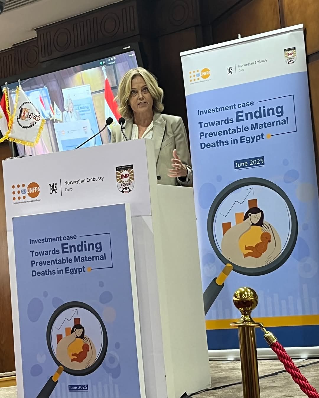 النرويج تشارك في تمويل إطلاق دراسة صندوق الأمم المتحدة للسكان ومعهد التخطيط الوطني بمصر الهادفة إلى القضاء على وفيات الأمهات