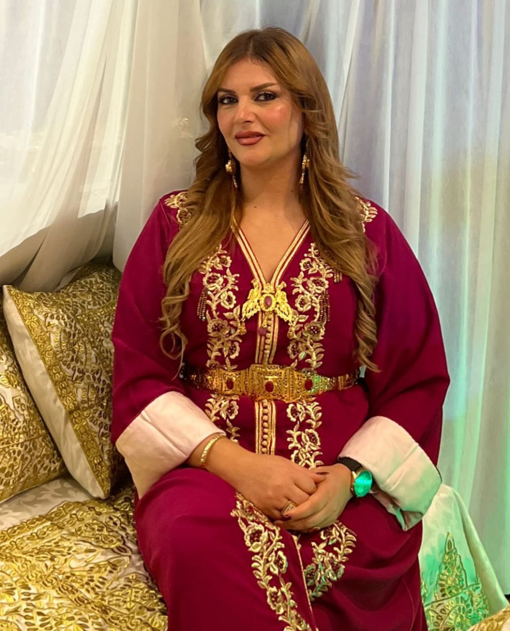فاطمة الزهرة الشطاط.. قصة سفيرة الأناقة للقفطان المغربي من المملكة المغربية إلى المملكة الإسبانية.
