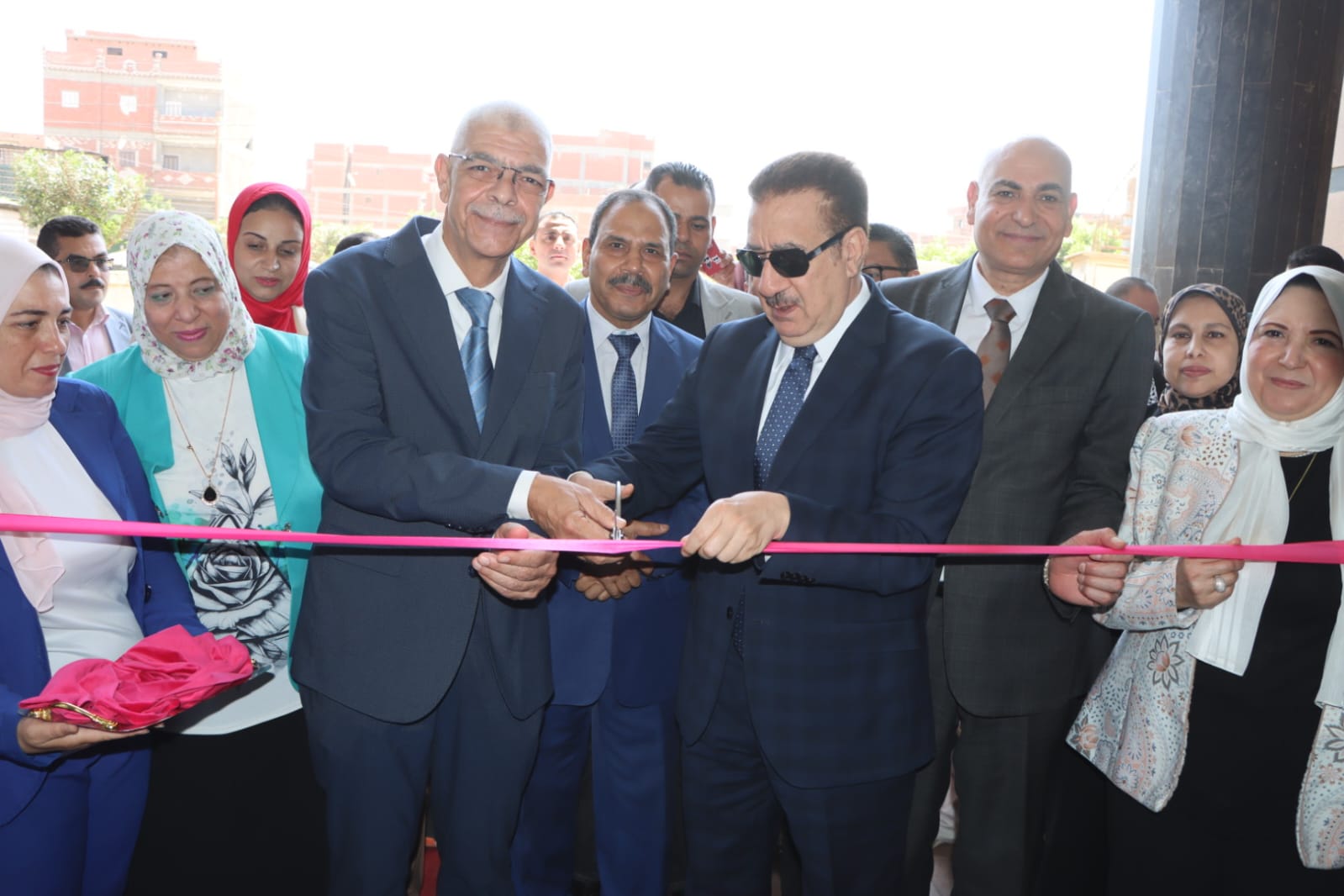 رئيس جامعة المنوفية والمحافظ يفتتحان المعهد الفني للتمريض تزامنا مع العيد القومي للمحافظة