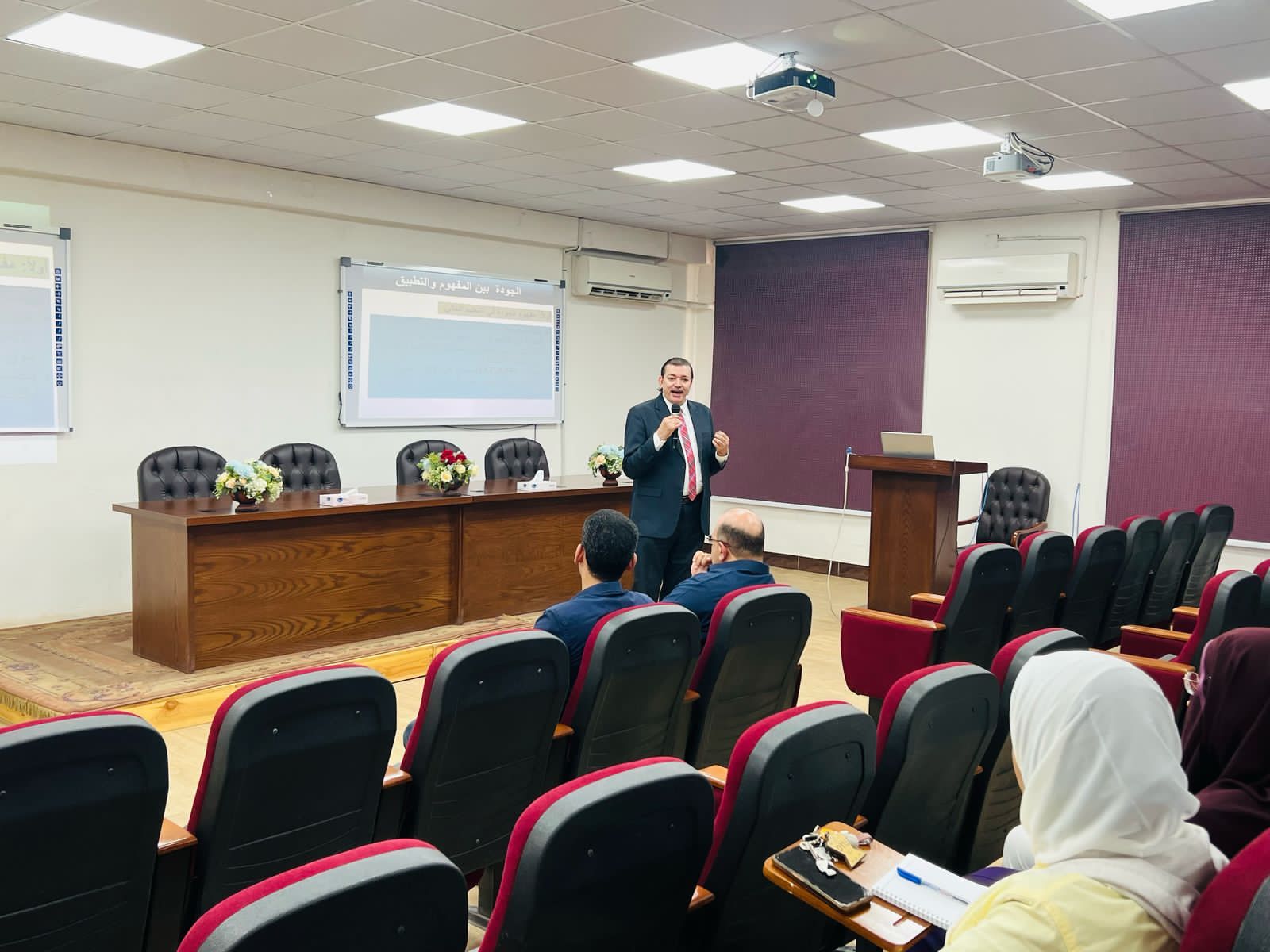 “نحو ثقافة الجودة وإنشاء نظام داخلي للجودة” ورشة عمل للجهاز الإدارى بجامعة الدلتا التكنولوجية