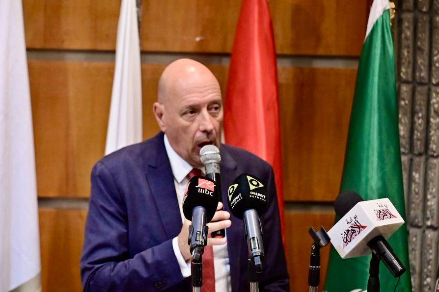 شريف العريان: تنظيم نهائي كأس العالم للخماسي الحديث أكثر من رائع