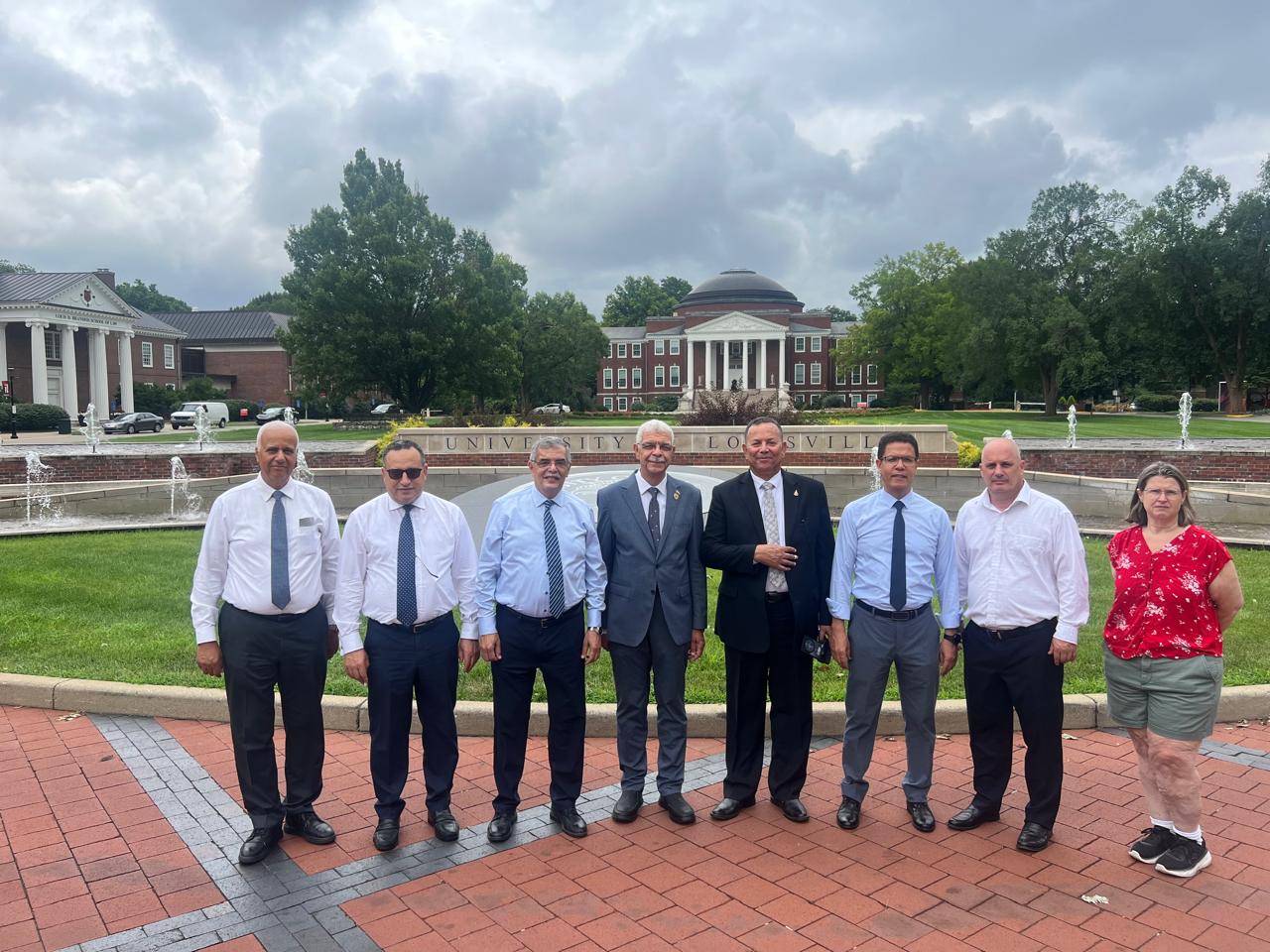 رئيس جامعة المنوفية فى زيارة لجامعة لويفيل بالولايات المتحدة الأمريكية لبحث سبل التعاون بين الجامعتين وفتح آفاق عالمية أمام الطلاب والخريجين