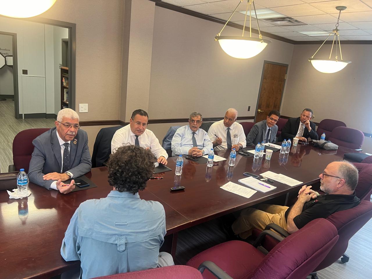 رئيس جامعة المنوفية يشهد عددًا من الاجتماعات الأكاديمية الهامة بجامعة لويفيل الأمريكية