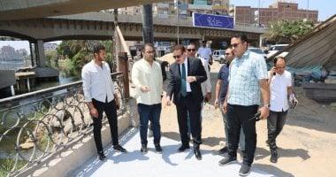 محافظ المنوفية يتفقد أعمال تطوير وتجميل كورنيش شبين الكوم القديم
