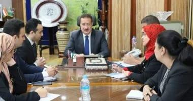 محافظ المنوفية يلتقى وفد أعضاء المبادرة الرئاسية لتطوير الصناعة المصرية “ابدأ”