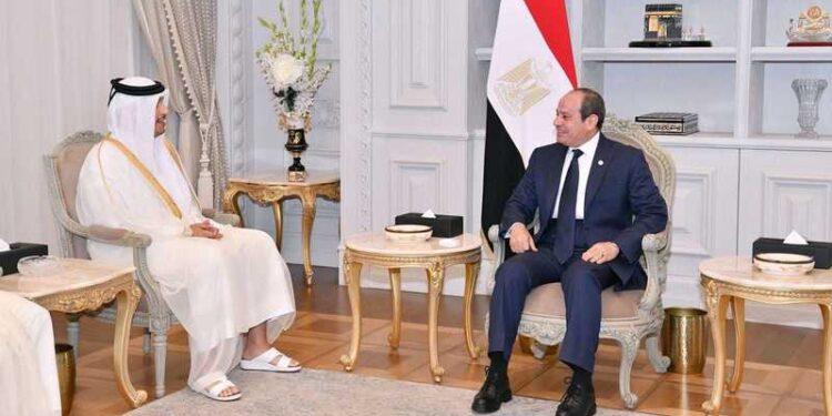 مصر وقطر تؤكدان على رفض احتلال غزة أو تهجير سكانها