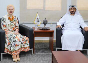 رئيس البرلمان العربي يلتقي مساعدة وزير الخارجية للشؤون البرلمانية بمصر والمندوب الدائم لمصر لدي الجامعة العربية