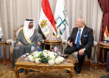رئيس البرلمان العربي يلتقي رئيس مجلس الدولة بجمهورية مصر العربية، ويؤكد: مجلس الدولة صرح شامخ من صروح العدالة في مصر والعالم العربي