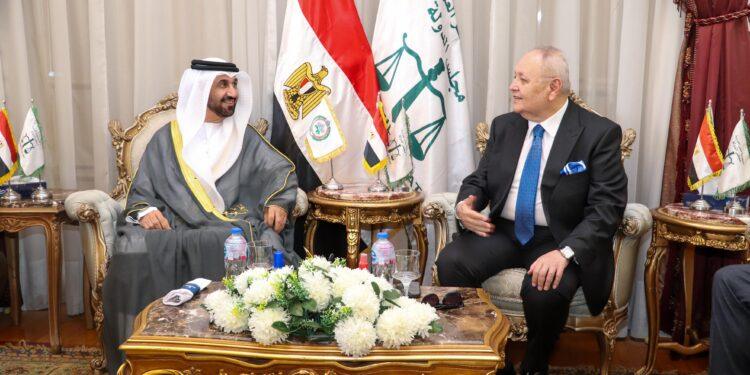 رئيس البرلمان العربي يلتقي رئيس مجلس الدولة بجمهورية مصر العربية، ويؤكد: مجلس الدولة صرح شامخ من صروح العدالة في مصر والعالم العربي