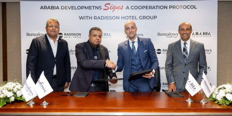 مجموعه عربية تعلن عن شراكة استراتيجية مع مجموعة “راديسون” العالمية لتشغيل فندق فاخر داخل مشروع بانجلوز بالساحل الشمالي
