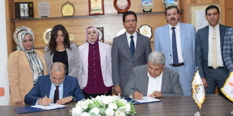 للتعاون البحثي والأكاديمي:رئيس جامعة بنها يشهد توقيع بروتوكول تعاون بين كلية الحاسبات والذكاء الاصطناعى وشركة هيلث انسايتس