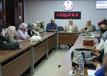 الشلقانى وكيل صحة القليوبية يعقد اجتماعا عاجلاً لمديري الإدارات الصحية لمناقشة الأعمال وتطوير الخدمات الصحية المقدمة للمواطنين وتحسين الرعاية الصحية، بالقليوبية