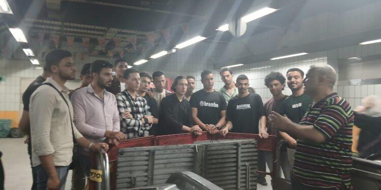 تدريب صيفى لطلاب جامعة الدلتا التكنولوجية فى الشركة المصرية لإدارة وتشغيل المترو