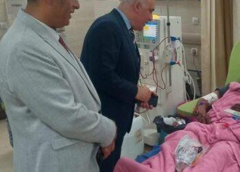 وكيل وزارة الصحة بالقليوبية يتفقد مستشفى الخانكة التخصصي