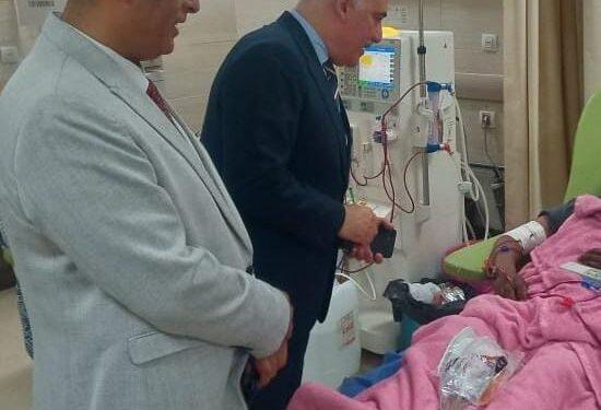 وكيل وزارة الصحة بالقليوبية يتفقد مستشفى الخانكة التخصصي