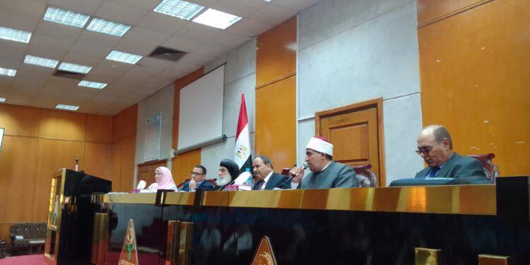 جامعة المنوفية تنظم ندوة الدين والبناء النفسي للإنسان ومواجهة الضغوط ضمن مبادرة “معا بالوعي نحميها “