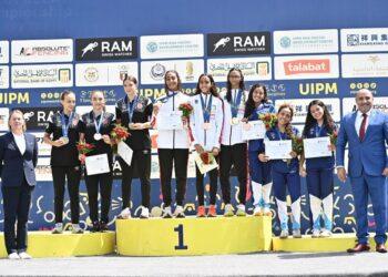 ذهبيتان وبرونزية لمصر في نهائي السيدات ببطولة العالم لشباب الخماسي الحديث تحت 15 سنة